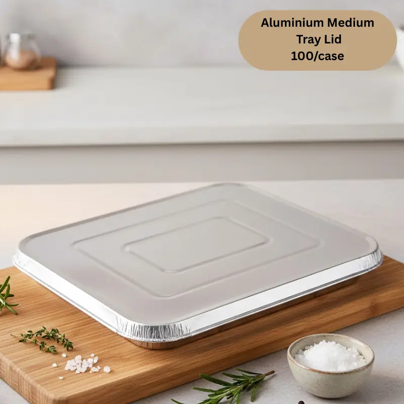 Aluminium Medium Tray - Lid