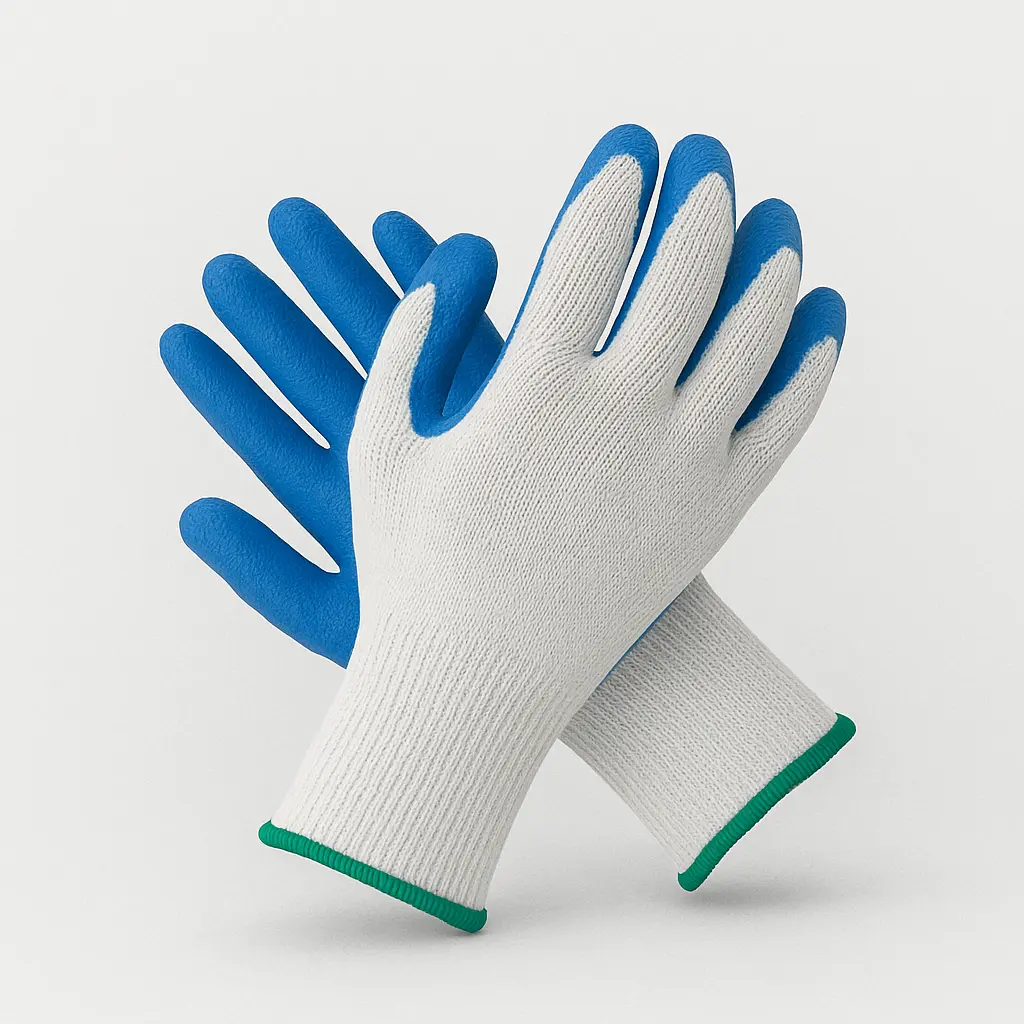 Breathable Polyester/Cotton Knit Work Gloves 