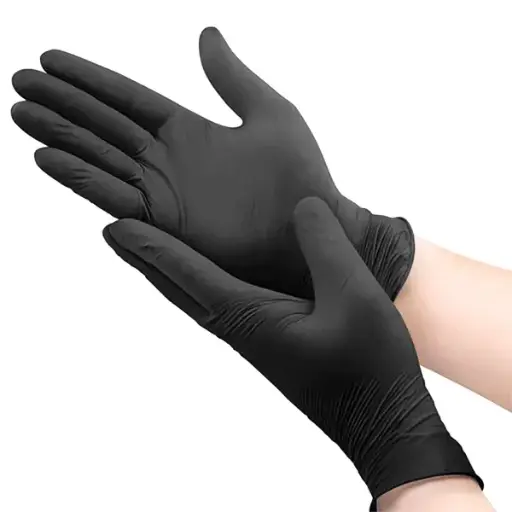 Black Nitrile Exam Gloves - 5 Mil ( Intco Advancare)