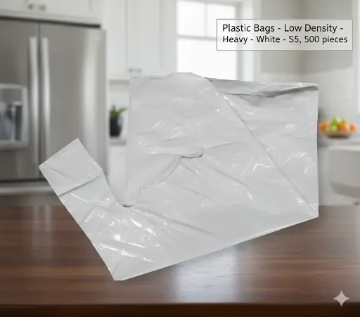 Plastic Bags - Low Density - White - S5
