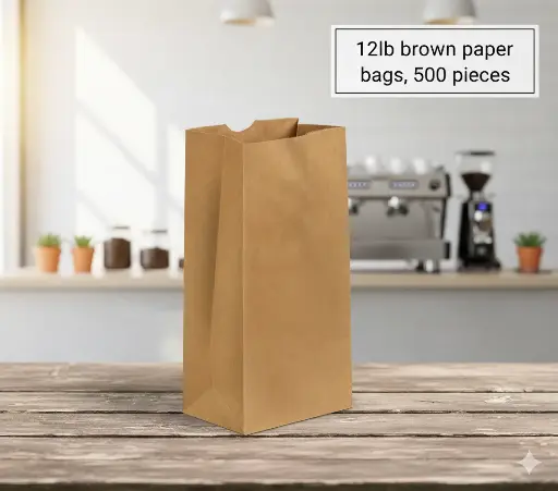 #12 Brown Paper Bags 12lb